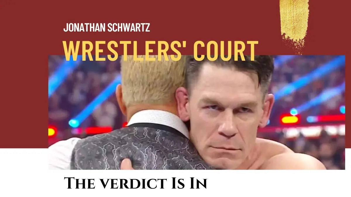 Wrestlers’ Court: John Cena … the heel is here